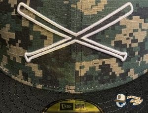 Crossedbats Logo Digital Camo 59Fifty Fitted Hat by Just Fitteds x New Era Logo