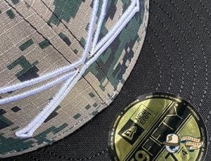 Crossedbats Logo Digital Camo 59Fifty Fitted Hat by Just Fitteds x New Era top