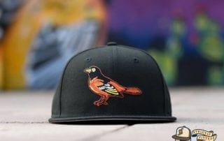 Hat Club Exclusive Baltimore Orioles 1999 Black 59Fifty Fitted Hat by MLB x New Era Front