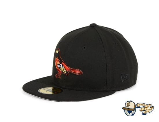 Hat Club Exclusive Baltimore Orioles 1999 Black 59Fifty Fitted Hat by MLB x New Era side Era