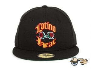 Latino Heat Black 59Fifty Fitted Cap by WWE x New Era Front
