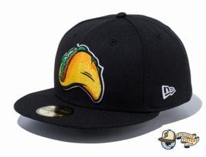 Minor League Fresno Grizzlies Black 59Fifty Fitted Hat by New Era side