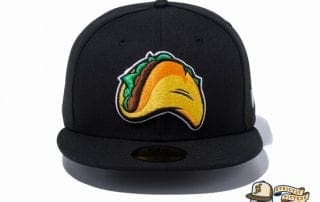 Minor League Fresno Grizzlies Black 59Fifty Fitted Hat by New Era Front