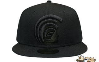 Mua Black Black 59Fifty Fitted Hat by Fitted Hawaii x New Era front