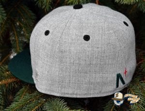 Noble Pines Grey Heather Dark Green 59Fifty Fitted Cap by Noble North x New Era Back