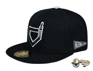 Paint The Black Fitted Hat by Baseballism side