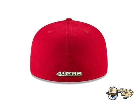 San Francisco 49ers Super Bowl LIV Side Patch 59Fifty Fitted Cap by NFL x New Era Back
