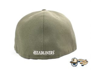 SJ Monogram 59Fifty Fitted Cap by Headliners x New Era Back Olive