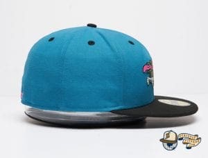 Santa Cruz Slasher Black Teal 59Fifty Fitted Cap by Sta Cruz x New Era Side