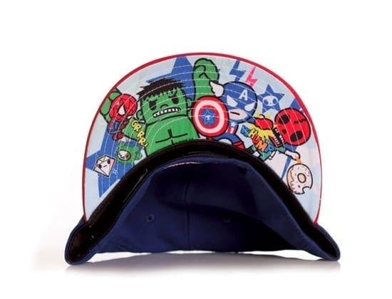 Toki Doki x Captain America New Era x Marvel 59fifty Fitted Hat undervisor