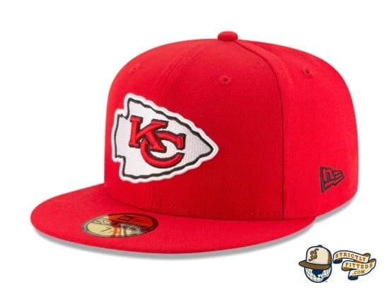 Kansas City Chiefs Super Bowl Champions Side Patch 59Fifty Fitted Cap by NFL x New Era flag side