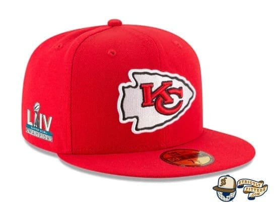 Kansas City Chiefs Super Bowl Champions Side Patch 59Fifty Fitted Cap by NFL x New Era side