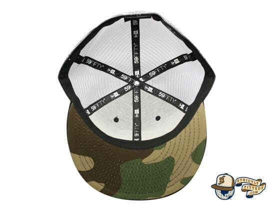 Mua Black White Trucker Woodland Camo 59Fifty Cap Fitted Hawaii New Era