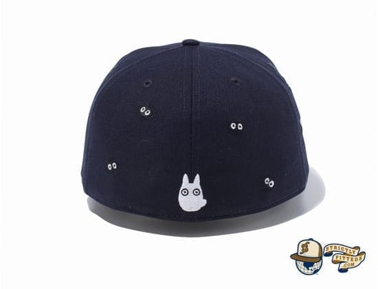 My Neighbor Totoro Makkuro Kurosuke All Over 59Fifty Fitted Hat by Studio Ghibli x New Era back blue