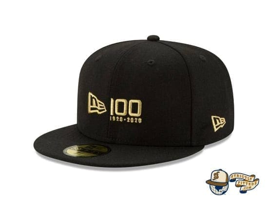 New Era 100th Anniversary 59Fifty Fitted Cap flag side