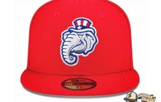 New Hampshire Primaries 59Fifty Fitted Hat by MiLB x New Era red