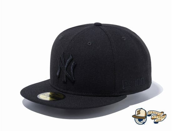 New York Yankees New Era 100th Anniversary Logo Side 59Fifty Fitted Cap by MLB x New Era
