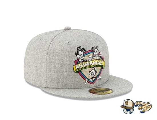 Animaniacs Heather Grey 59Fifty Fitted Cap by New Era side
