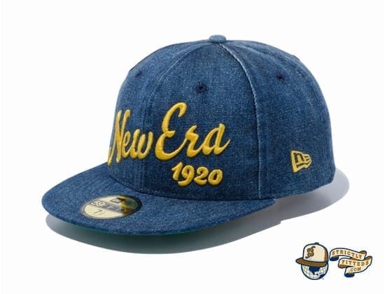 Big Logo 1920 59Fifty Fitted Cap by New Era jean flag side
