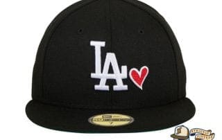 Hat Club Exclusive Los Angeles Dodgers Heart 59Fifty Fitted Hat by MLB x New Era