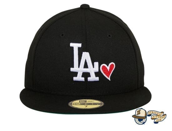 Hat Club Exclusive Los Angeles Dodgers Heart 59Fifty Fitted Hat by MLB x New Era