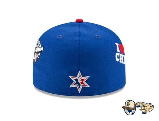 Just Don NBA All Star Game 59Fifty Fitted Cap by Just Don x NBA x New Era back blue
