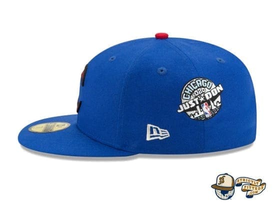 Just Don NBA All Star Game 59Fifty Fitted Cap by Just Don x NBA x New Era flag side blue
