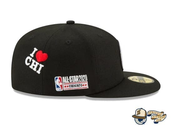 Just Don NBA All Star Game 59Fifty Fitted Cap by Just Don x NBA x New Era patch side
