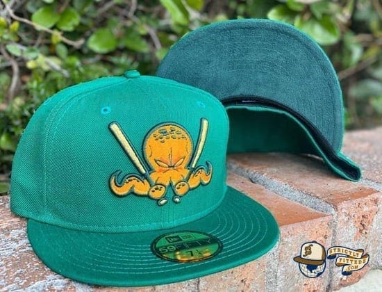 Octoslugger 2020 St. Patrick's Day 59Fifty Fitted Hat by Dionic x New Era side