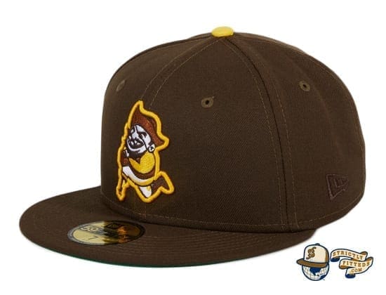 Smugglers TBTC Brown 59Fifty Fitted Hat by Thrill SF x New Era flag side