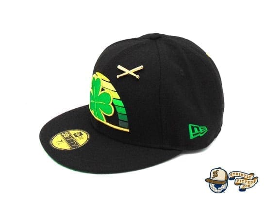 St. Patrick's Day Special 59Fifty Fitted Cap by Justfitteds x New Era flag side