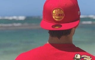 59Fifty Hawaii 59Fifty Fitted Cap by 808allday x New Era front red