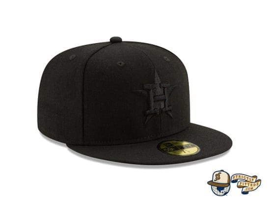 Black On Black 100th Anniversary 59Fifty Fitted Cap Collection by MLB x New Era right side