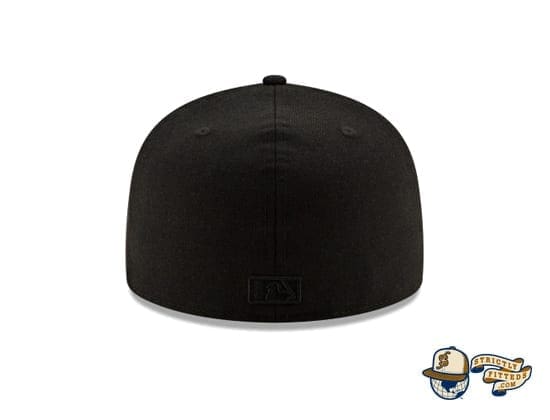 Black On Black 100th Anniversary 59Fifty Fitted Cap Collection by MLB x New Era back