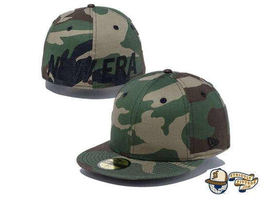 Essential New Era Logo 59Fifty Fitted Cap by New Era camo