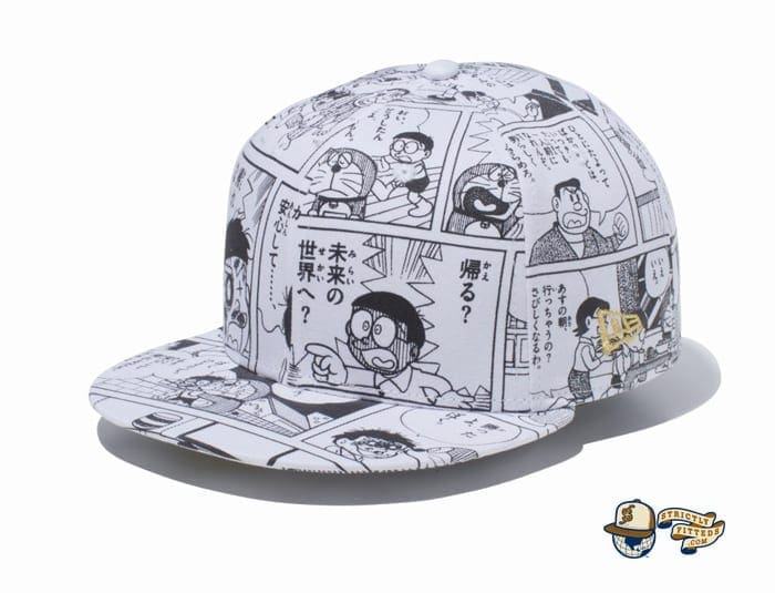 Goodbye, Doraemon All Over Print 59Fifty Fitted Cap by Doraemon x New Era flagside