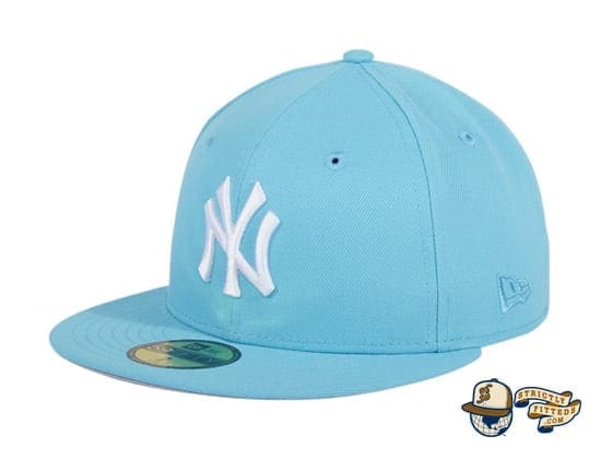 Hat Club Exclusive New York Yankees World Series Patch 59Fifty Fitted Hat by MLB x New Era flag side