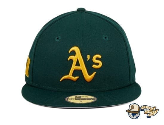 Hat Club Exclusive Oakland Athletics Oakland Flag 59Fifty Fitted Hat by MLB x New Era green