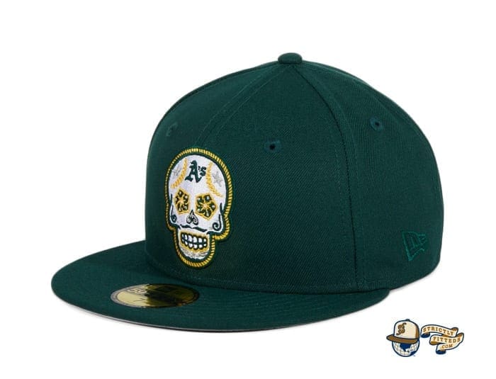 Hat Club Exclusive Sugar Skull 59Fifty Fitted Hat Collection by MLB x New Era flag side