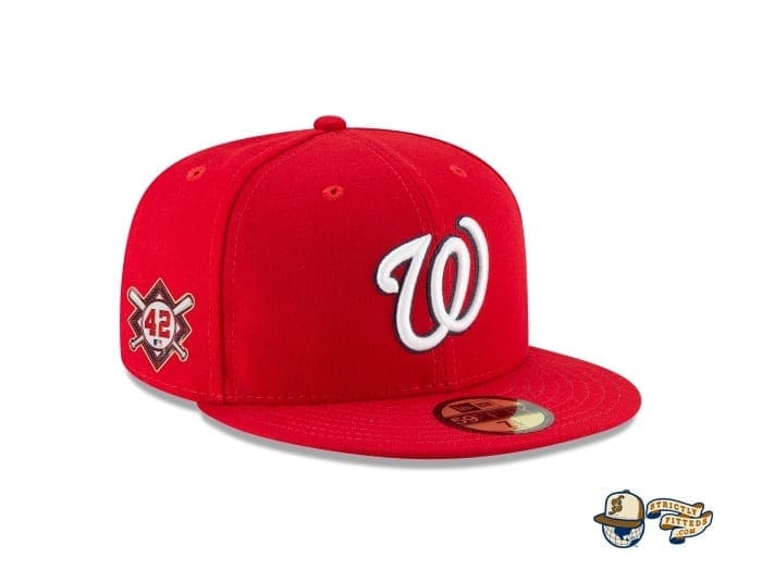 Jackie Robinson Day 2020 59Fifty Fitted Cap Collection by MLB x New Era patch side