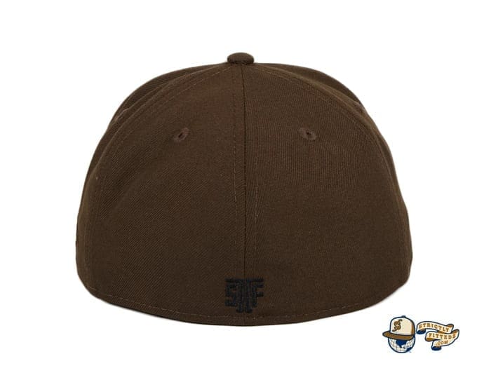 Japantown Nimonhachi Brown 59Fifty Fitted Hat by Thrill SF x New Era back