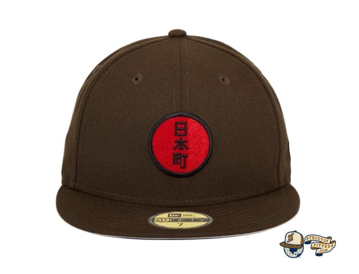 Japantown Nimonhachi Brown 59Fifty Fitted Hat by Thrill SF x New Era