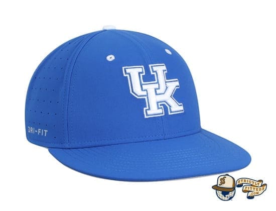 Kentucky Wildcats Aerobill Performance True Fitted Hat by Nike dri-fit right side