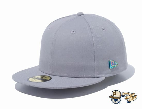 Metal Flag Logo 59Fifty Fitted Cap by New Era grey side