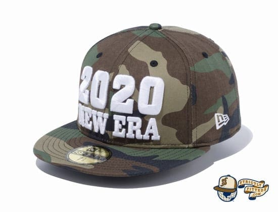 New Era 2020 Camo 59Fifty Fitted Cap by New Era left side