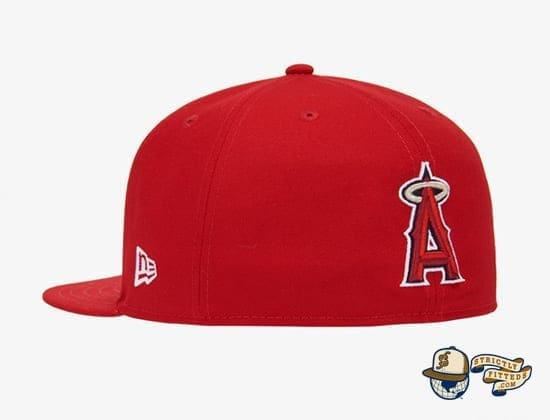 Reverse Logo 59Fifty Fitted Cap Collection by MLB x New Era back angels