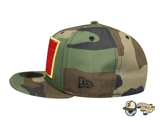 Slaps Wind 59Fifty Fitted Cap by Fitted Hawaii x New Era flag side