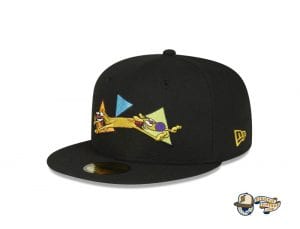 CatDog Black 59Fifty Fitted Cap by Nickelodeon x New Era flag side