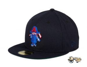Hat Club Exclusive Milwaukee Admirals Retro 59Fifty Fitted Hat Collection by AHL x New Era flag side black