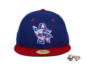 Hat Club Exclusive Milwaukee Admirals Retro 59Fifty Fitted Hat Collection by AHL x New Era blue